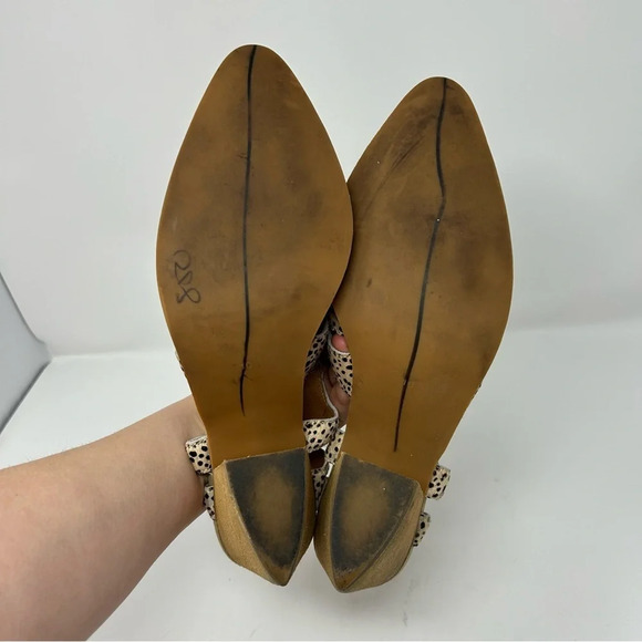 Jeffrey Campbell Angora Calf Hair Sandals Cheetah Size 10 - Picture 4 of 12